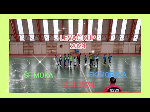 FK MORAVA ĆIĆEVAC-ŠF MOKA BELUŠIĆ 2-2 LEVAČ KUP 2024 REKOVAC 13.01.2024.