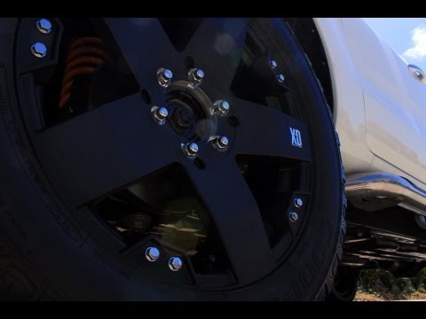2012 Ford Ranger XLT custom rims 20" KMC Rockstar black wheels with 285/50/20