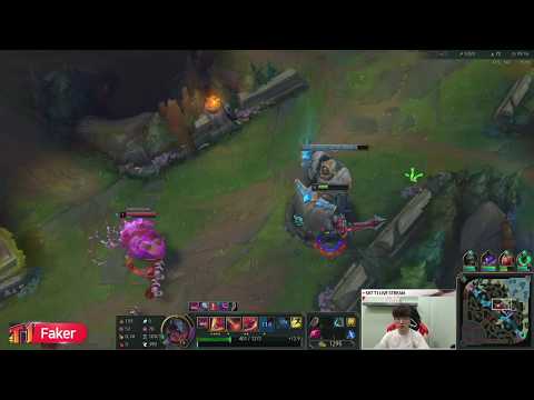 SKT T1 Faker // Hide on bush // Aatrox vs. Zoe // Live Stream // 1/1/19