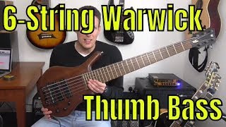 Video thumbnail for Warwick Thumb Bass - 6-String Bolt-on Broad Neck - Bass Practice Diary - 19th May 2020 by Johnny Cox Music