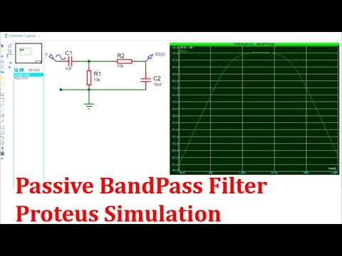 Bandpass Filter Simulation using Proteus | RC Bandpass Filter @budatechnolog