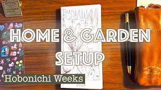 Creating new habits for 2024 with my home and garden Hobonichi Weeks | Functional planner setup 2024
