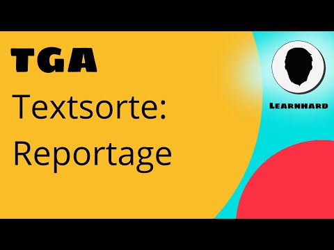 Text type determination: Reportage