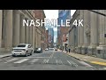 Nashville 4K Skyscraper District Driving Downtown
