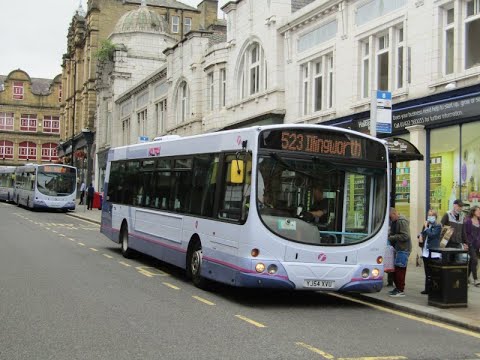[THRASH] First West Yorkshire 66744 YJ54XVU on 523 to Illingworth 20210827 Part 1
