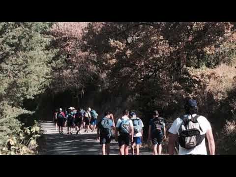 Gli Allievi A2 del Fontanelle lungo il Sentiero Francescano