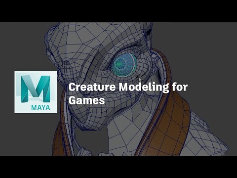 3D Creature Modeling for Games with Maya and ZBrush - Lesson 1 / 22
