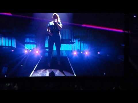 Sam Bailey singing 'The Edge of Glory' live at the X Factor Final Part 1, 14/12/2013