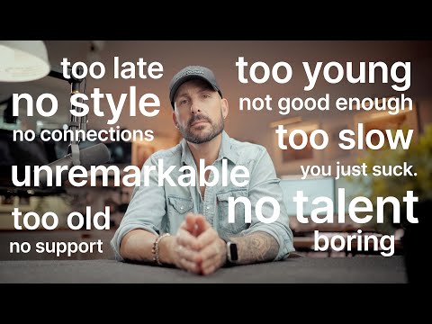 if you're an artist about to give up on their dreams, watch this first.