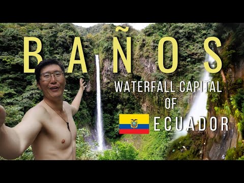 BAÑOS 🇪🇨  ECUADOR - I 🚲 CYCLED THE RUTA DE LAS CASCADAS 🏔️ (WATERFALL ROUTE)! Ziplining + Adventure!