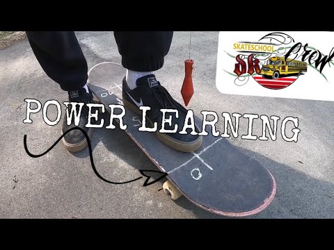 Skateboard fahren lernen - POWER LEARNING - Schwerpunkt System