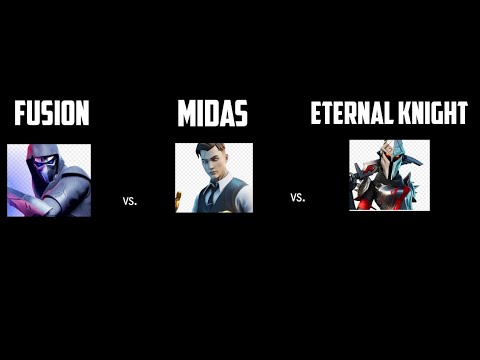 FUSION vs MIDAS vs ETERNAL KNIGHT (Fortnite Dance Battle)
