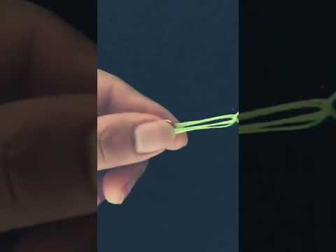 Fazendo nó em um snep para pescar olhem como ficou #shorts