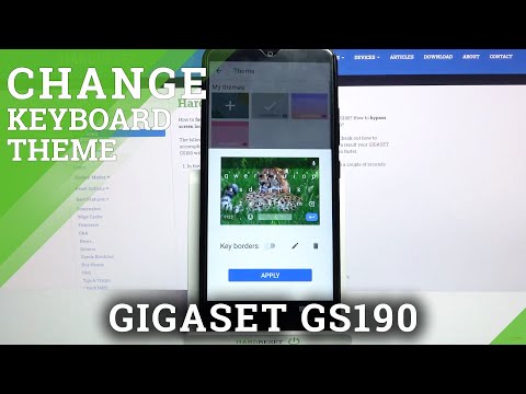 How to Personalise Keyboard Theme on GIGASET GS190? – Refresh Keyboard Theme