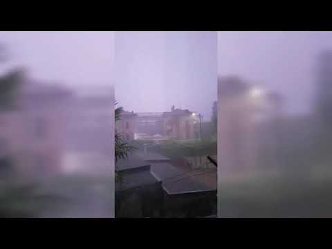 Tradate. Il furioso temporale del 24 luglio 2020 a Tradate