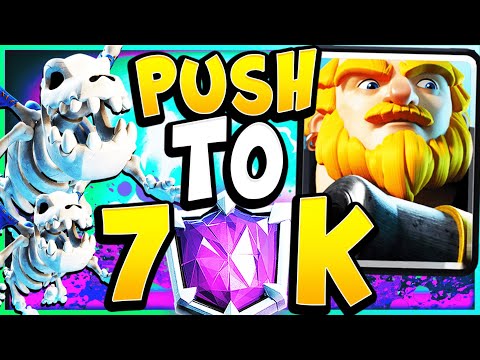 LADDER PUSH to 7000 TROPHIES with BEST DECK in the META! - CLASH ROYALE