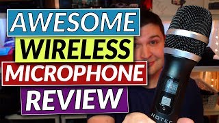 Wireless Microphone Review - Hotec Wireless Microphone on Amazon