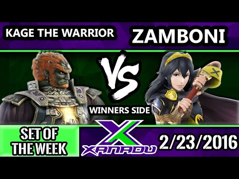 S@X 138 - Kage (Cloud, Ganondorf) Vs. Zamboni (Lucina) SSB4 Tournament - Smash Wii U - Smash 4