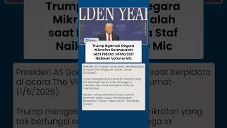 Momen Trump Semprot Staf saat Pidato Gegara Mikrofon Tak Berfungsi, Minta Volume Dinaikkan