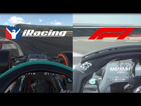 iRacing Vs. F1 IRL *NEW MERCEDES F1 CAR IRACING*