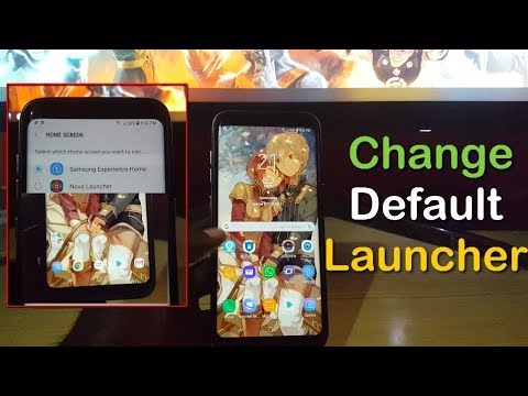 Change Default Home Screen Launcher Galaxy S8 and S9