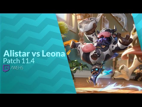 Alistar (2/4/21) vs Leona - Patch 11.4 Stream Highlight