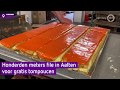 Veertig minuten in de file voor een gratis tompouce