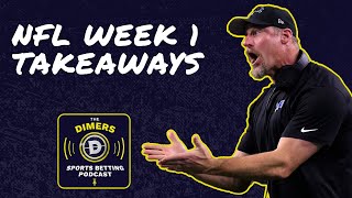 NFL Week 1 Takeaways: Dolphins, Lions in Trouble, AJ Brown Concerns | Dimers Sports Betting Podcast