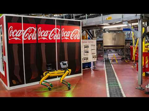 Video Thumbnail: Spot at Coca-Cola Europacific Partners | Boston Dynamics