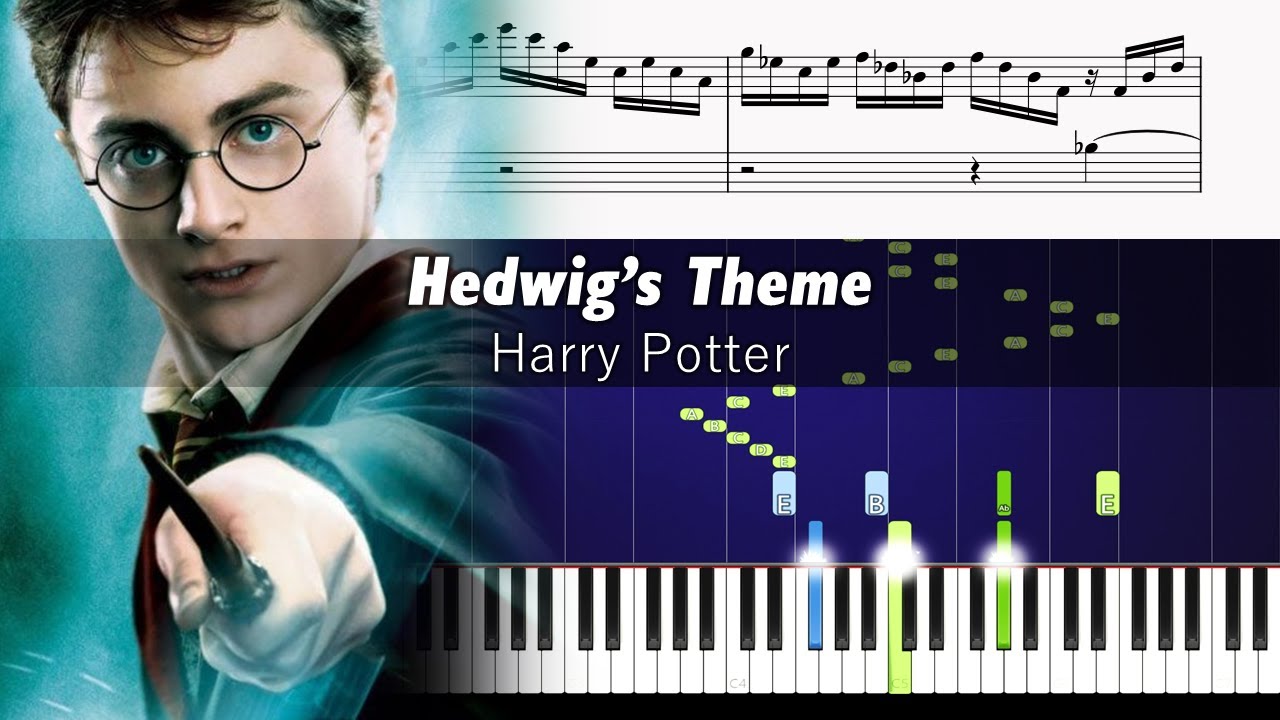 Harry Potter - Hedwig's Theme - ACCURATE Piano Tutorial + SHEETS
