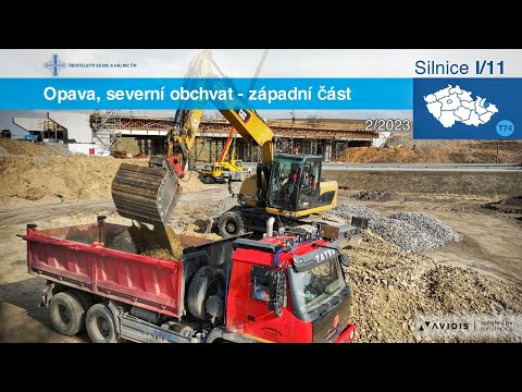 2023/02 - Opava, severní obchvat - západní část