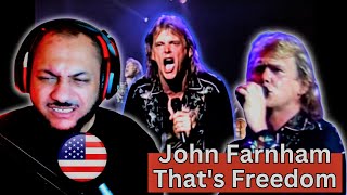 FIRST TIME REACTING TO | John Farnham - That&#39;s Freedom