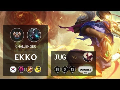 Ekko Jungle vs Lee Sin - KR Challenger Patch 9.24
