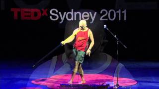 TEDxSydney - Tjupurru - Didjeribone performance