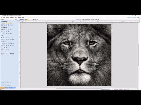 Fotografia Vectric Aspire HD in rilievo 3D e percorsi utensile