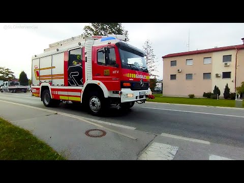 VFD Slovenske Konjica HTV+Emergency Doctor - responding to a traffic accident+EMS Slovenska Bistrica
