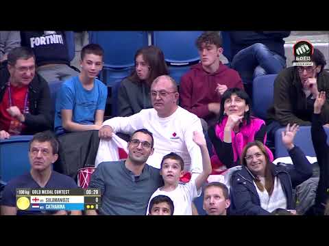 Masters 2022. 100 kg. Final. SULAMANIDZE Ilia (GEO) - CATHARINA Simeon (NED)