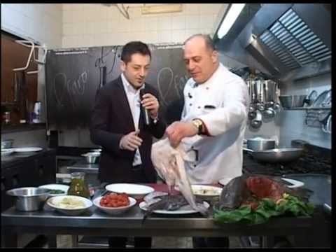 Chef Claudio Capasso e Lucio Pierri - Paccheri con pescatrice all'acqua pazza