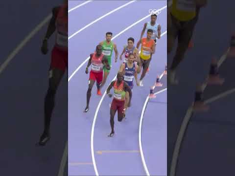 Emmanuel Wanyonyi made his Olympic debut unforgettable by claiming gold in the 800m at #Paris2024! ????