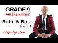 Grade 9-Ratio and Rate-Term 1 work