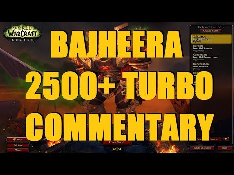 Bajheera - 2500+ TURBO CLEAVE: Rank 1 Warrior Tips & Commentary - WoW Legion 7.2.5 PvP