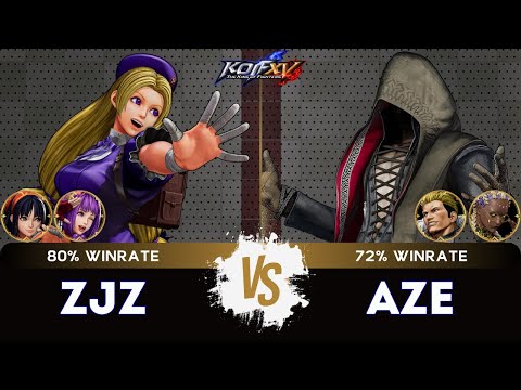 KOF XV ▰ ZJZ (Hinako/Athena/Nakoruru) 🆚 AZE (Kukri/Yamazaki/Dolores) 🎞️Replay Match - 1/26