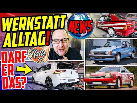 Viele BAUSTELLEN! - Werkstattalltag Halle77 - Marco nimmt EUCH mit!