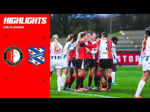Highlights | Feyenoord V1 - sc Heerenveen | Eurojackpot Vrouwen Eredivisie 2025-2026