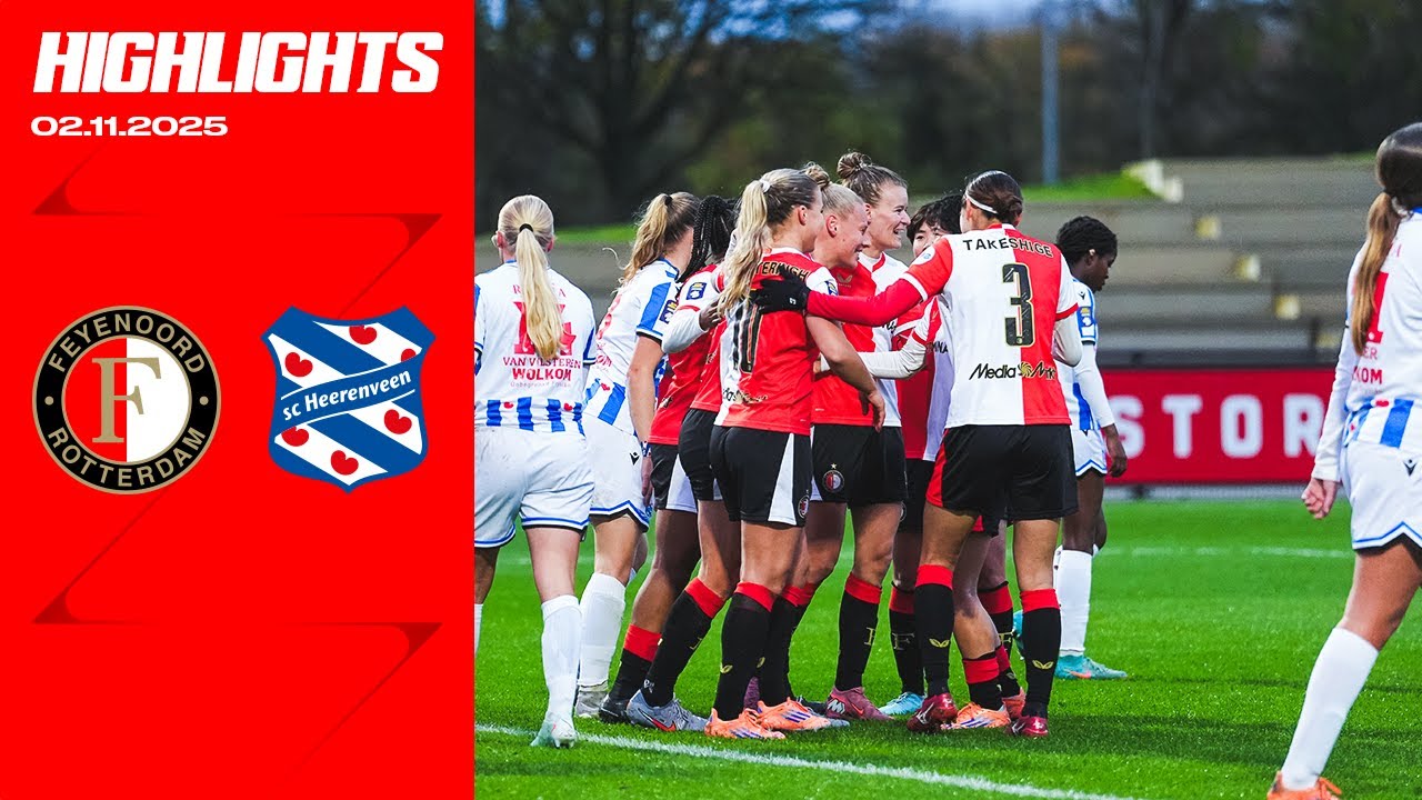 Highlights | Feyenoord V1 - sc Heerenveen | Eurojackpot Vrouwen Eredivisie 2025-2026