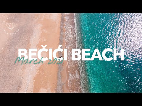 Bečići beach March 2021