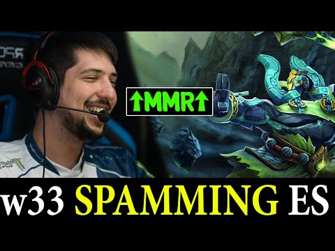 w33 SPAMMING EARTH SPIRIT MID | Dota 2 Pro Players Clips