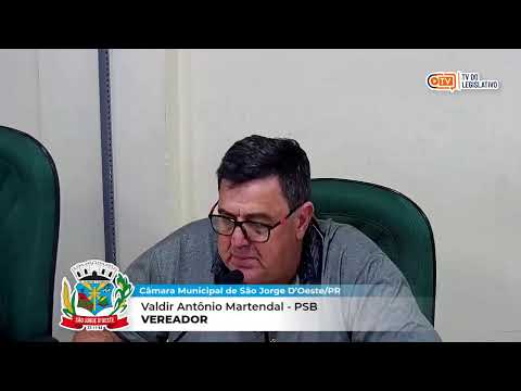 10ª sessão extraordinária câmara municipal de vereadores de São Jorge D'Oeste