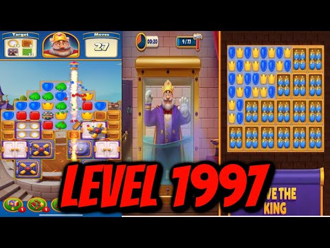 Royal Match Level 1997 Walkthrough & Gameplay. Iphone 13 Pro Max