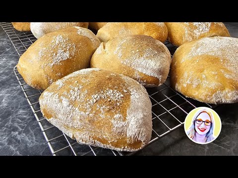 Knusprige Ciabatta-Brötchen mit Hefewasser und Sauerteig | Selbstgemacht und Unwiderstehlich!